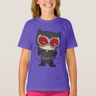 Zweiseitige Chibi Catwoman T-Shirt