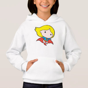 Zweiseitige Chibi-Supergirl Hoodie