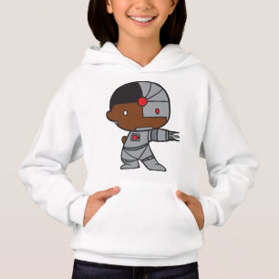 Zweiseitiger Chibi Cyborg Hoodie