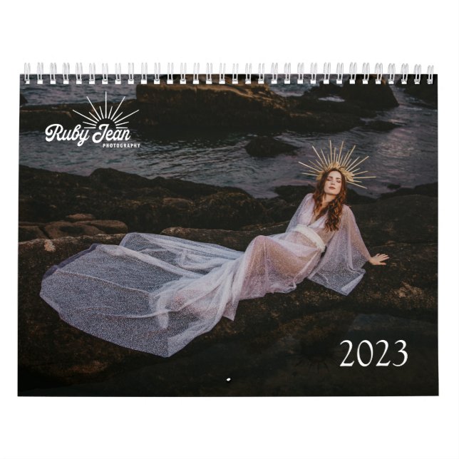 Zweiseitiger mittlerer Kalender, weiß Kalender (Titelbild)