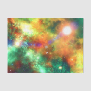 Zweispapier Weltraum-Sterne Sonnensystem Seidenpapier