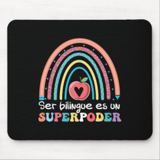 Zweisprachig zu sein ist ein Superkraft Ck To Scho Mousepad