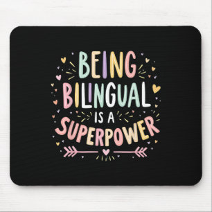 Zweisprachig zu sein ist eine Superkraft Zurück zu Mousepad
