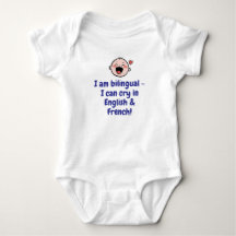 Zweisprachiges Baby, Lustiges Geschenk Baby