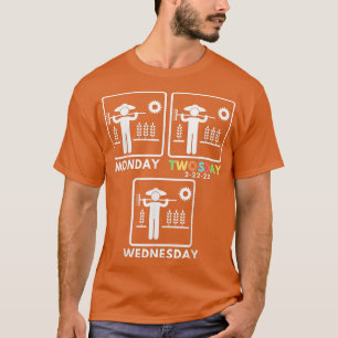 Zweitägige Dienstag, 22. Februar 2022 Funny Bauer T-Shirt