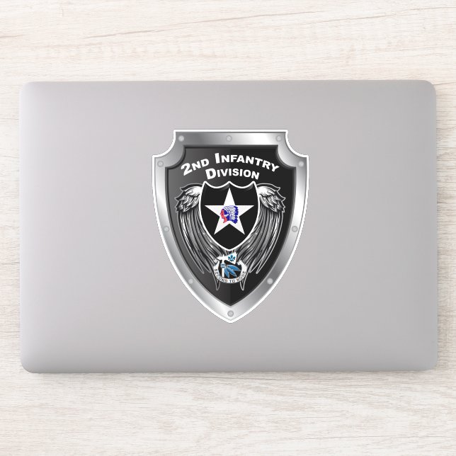 Zweite Abteilung Infanterie "Indianhead Division" Aufkleber (Computer)