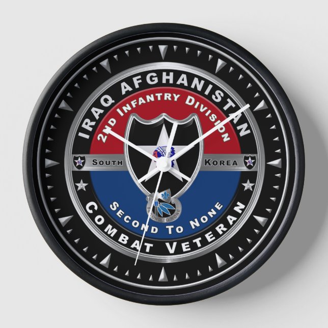 Zweite Abteilung Infanterie Irak Afghanistan Veter Uhr (Vorderseite)