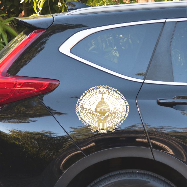 Zweite Amtseinführung von Präsident Donald Trump Aufkleber (Auto Seite)