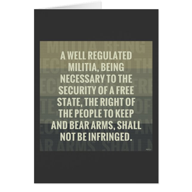 Zweite Änderung (Vorne)