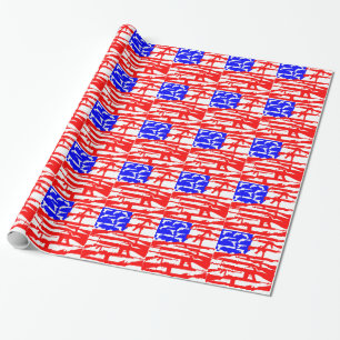 Zweite Änderung der Gewebeflagge Geschenkpapier