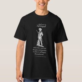 Zweite Änderung ist nicht verletztes dunkles T-Shirt