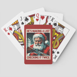 Zweite Änderung Santa Cards | Gun Rights Poker Spielkarten