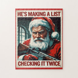 Zweite Änderung Santa Puzzle | Gun Rights Jigsaw
