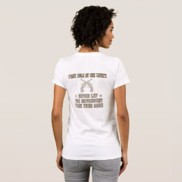 Zweite Änderung zur ersten Regel der Schusssicherh T-Shirt