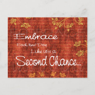 zweite Chance Postkarte
