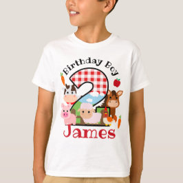 Zweite Geburtstagsfeier des landwirtschaftlichen T T-Shirt
