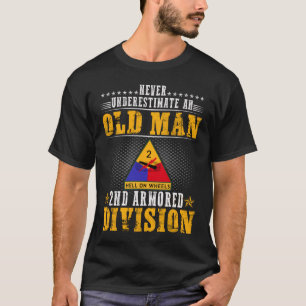 Zweite gepanzerte Abteilung Militärarmee Kriegsvet T-Shirt