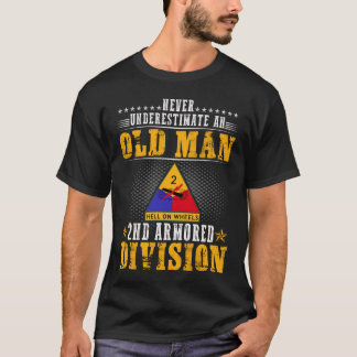 Zweite gepanzerte Abteilung Militärarmee Kriegsvet T-Shirt