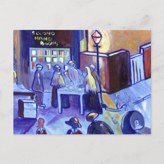 ZWEITE HANDBÜCHER POSTKARTE (Vorderseite)