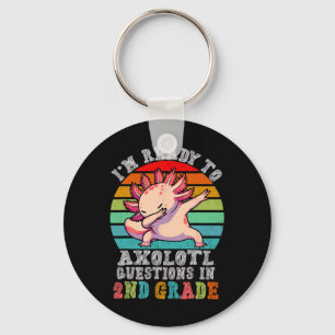 Zweite Klasse Ich Bin Bereit Axolotl Fragen In 2. Schlüsselanhänger
