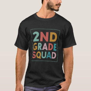 Zweite Klasse Squad Team zweite Klasse Retro 1. Ta T-Shirt