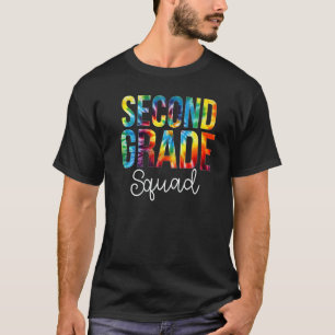 Zweite Klasse Squad Tie Dye Würdigung Tag Zurück T T-Shirt