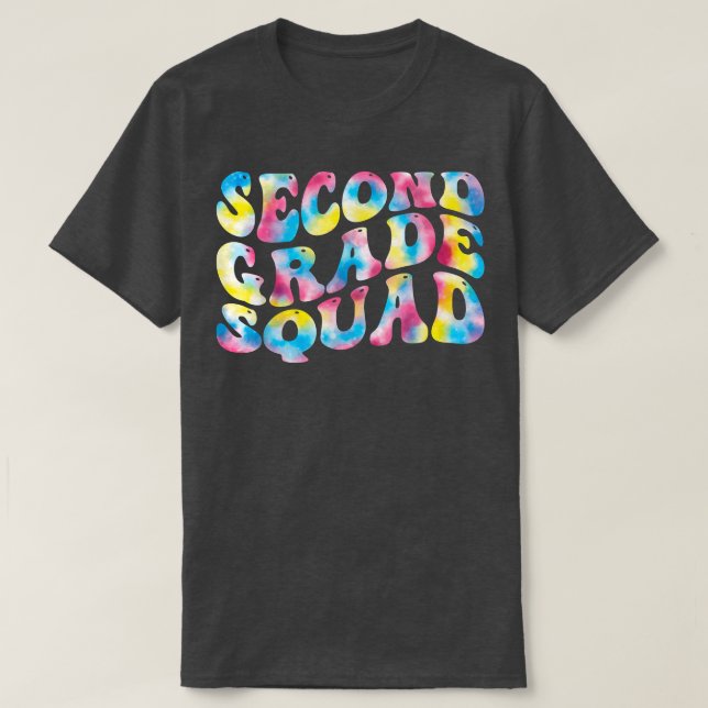 Zweite Klasse Turnlehrer zurück zur Schule T-Shirt (Design vorne)