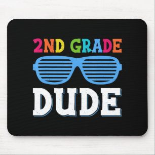 Zweite Klasse Typ 2. Klasse Lehrer Schüler zurück Mousepad