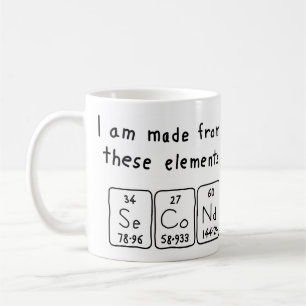 Zweite periodische Tasse von Tabellennamen