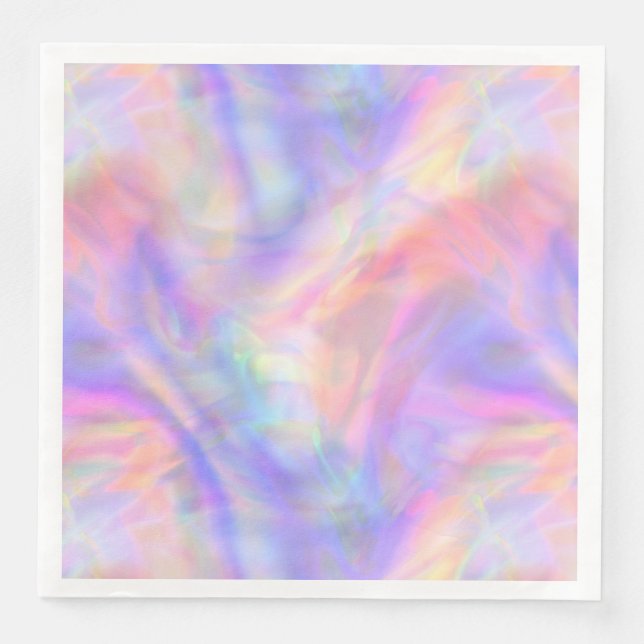 zweite Sicht, holopastel: Serviette (Vorderseite)
