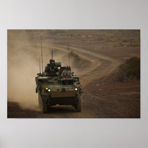 Zweite Stryker-Brigade-Kampfmannschaft Poster