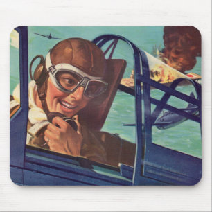 Zweite Weltkrieg der 1940er-Jahre-Dogfight in der Mousepad