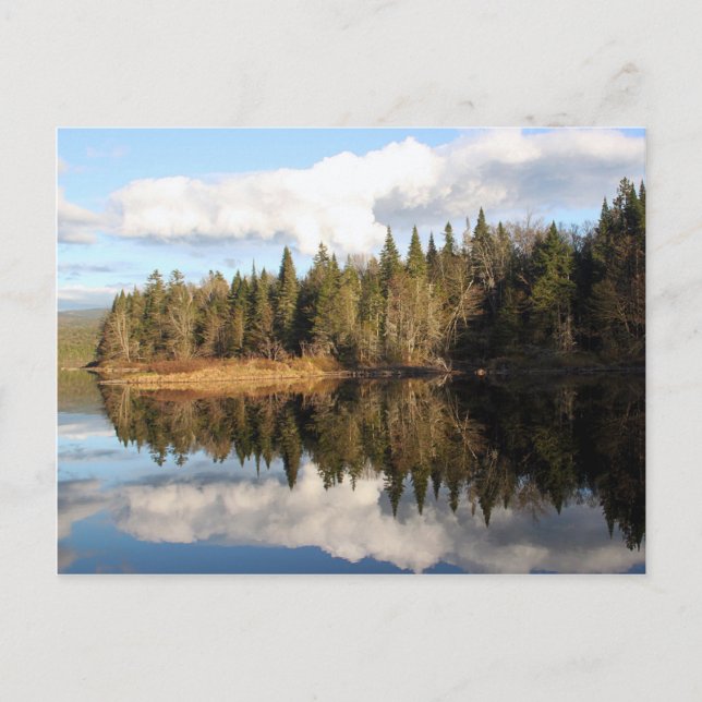 Zweiter Connecticut-See Postkarte (Vorderseite)