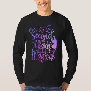 Zweiter Grad ist magisches Einhorn zurück zur Schu T-Shirt