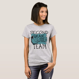 Zweiter Grad-Team-Lehrer-T - Shirt