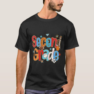 Zweiter Junge der 2. Klasse verkauft Sketll Footll T-Shirt