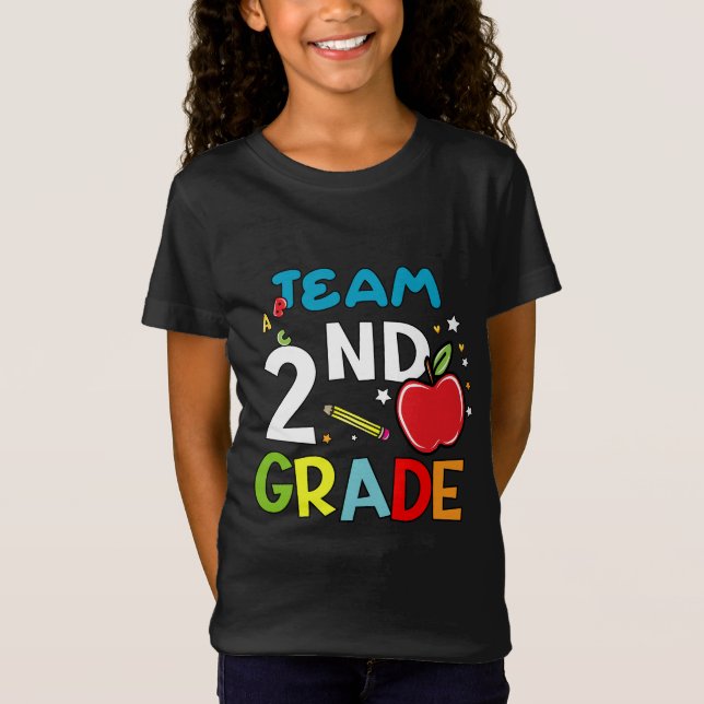Zweiter Klasse Team Zweiter Platz Lehrer Geschenke T-Shirt (Vorderseite)