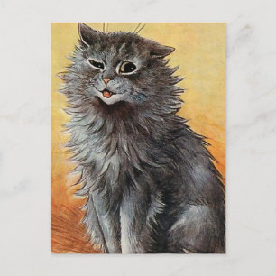 „Zweiter Preis bei der Katzenausstellung“ von Loui Postkarte