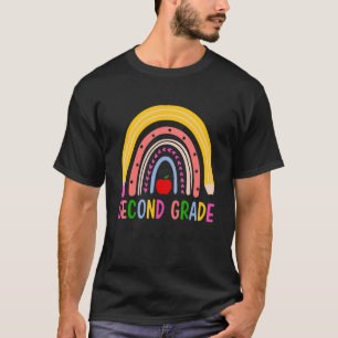 Zweiter Schullehrer zurück zum Regenbogenherz T-Shirt