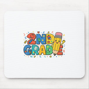 Zweiter Stift zurück zur Schule 2. Klasse Mousepad