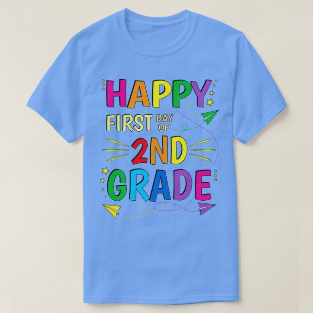Zweiter Tag des Glücks T-Shirt (Design vorne)