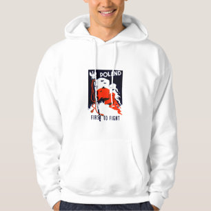 Zweiter Weltkrieg Polen, Erster im Kampf Poster Hoodie