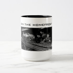 Zweiter Weltkrieg - Trinkbecher für Zuhause Zweifarbige Tasse