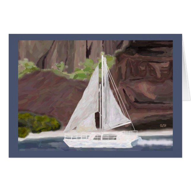 "Zweiter Wind-" Kunst-Karte (Vorderseite (Horizontal))