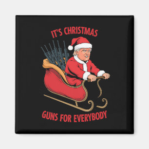 Zweiter Zusatzartikel Trump als Weihnachten Magnet