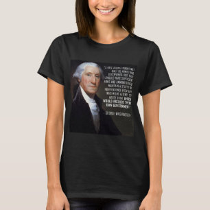 Zweites Änderungs-Zitat - George Washington T-Shirt