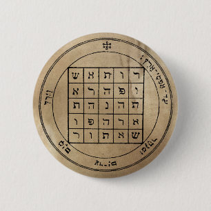 Zweites Pentagramm von Saturn-Knopf Button