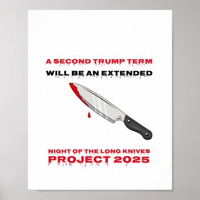 Zweites Trump Term Project 2025 Poster (Vorne)