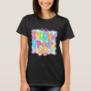 Zweitklässlerinnen Zurück zur Schule Schleife Nied T-Shirt