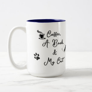 Zweitönige Tasse 15 oz (blau)